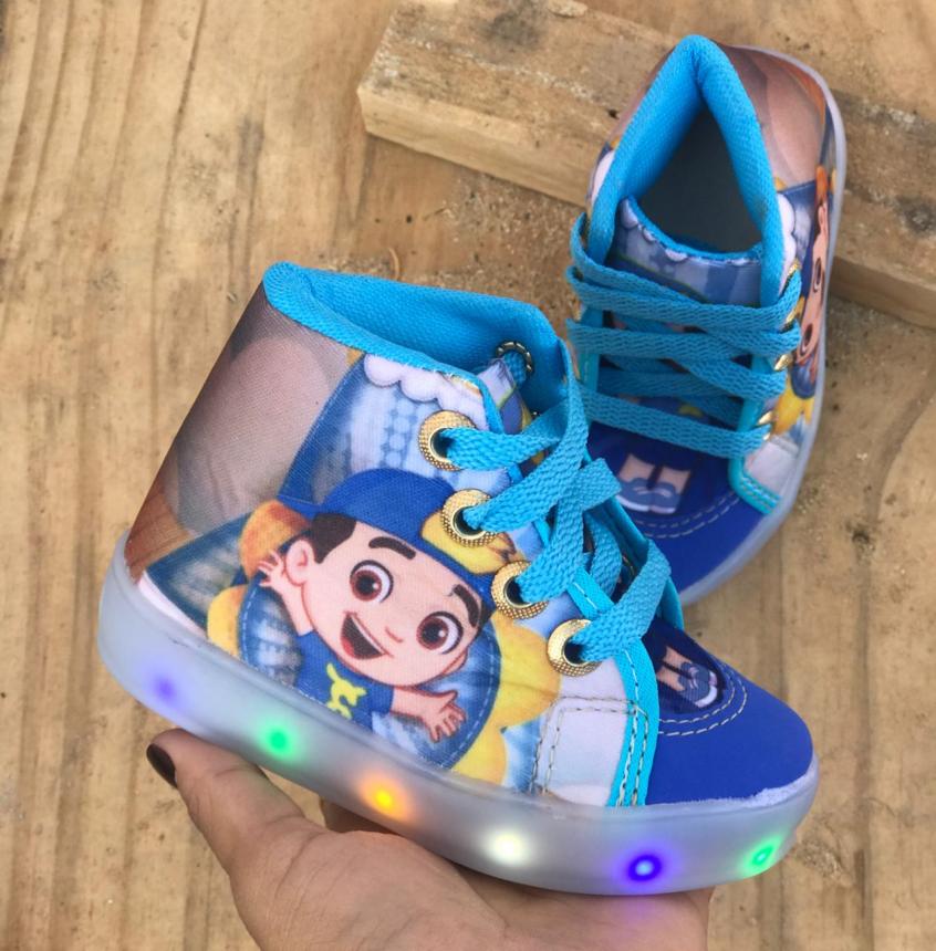 BOTINHA LED BABY LUCAS NETO 704-9-1 - MX Vendas Online