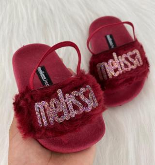 BEACH BABY BORDO PELINHO MELISSA - Código 1003-1
