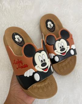 CHINELO JUVENIL MICKEY MARROM - Código 1034-1