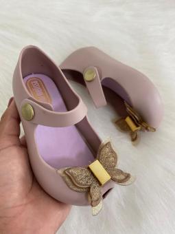 SAPATILHA BABY BORBOLETA ROSE - Código 1101-1