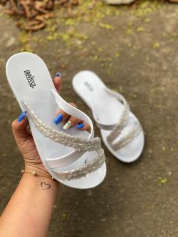 RASTEIRA ADULTO ESTRELA BRANCO/PRATA - Código 1292-1