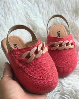 MULE BABY ROSA CORRENTE ROSA - Código 1420-1