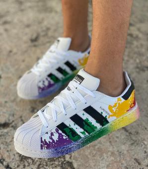 ADIDAS SUPERSTAR ADULTO COLORIDO - Código 1460-1