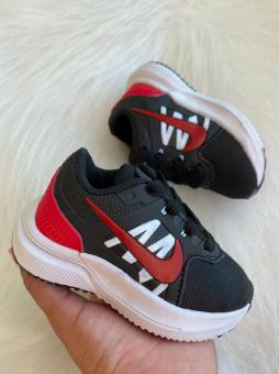 TENIS BABY NIKE ZOOM PRETO/VERMELHO - Código 1542-1