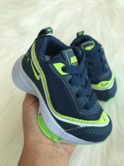 TENIS BABY NIKE ZOOM MOLAS MARINHO/VERDE - Código 1596-1