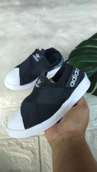 SLIP ON ADIDAS BABY NOVO PRETO/BRANCO - Código 1680-1