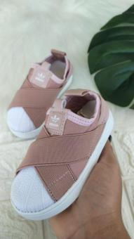 SLIP ON ADIDAS BABY NOVO NUDE - Código 1690-1