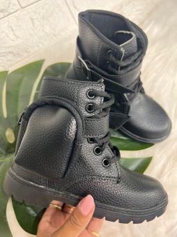 BOTINHA BABY BOLSINHA PRETO - Código 1727-1