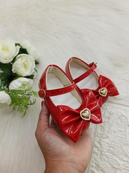 SAPATILHA BABY LACO CORACAO VERMELHO - Código 1976-1