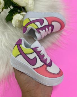 TENIS BABY NIKE PERSONAGEM TRICOLOR - Código 2030-1