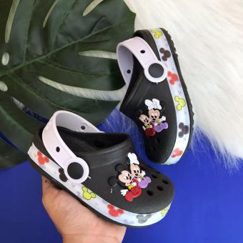 CROCK BABY LED MICKEY/MINIE PRETO - Código 2071-1