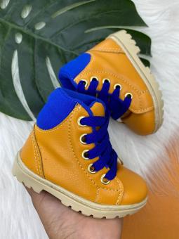 COTURNO BABY LARANJA/AZUL - Código 2183-1