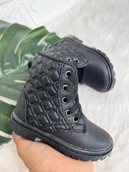 COTURNO BABY PRETO METALASSE - Código 2327-1