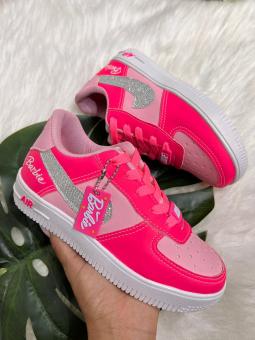TENIS AIRFORCE JUVENIL BARBIE PINK - Código 2432-1