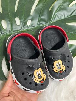 CROCK BABY CARINHA MICKEY PRETO FECHADO - Código 2461-1