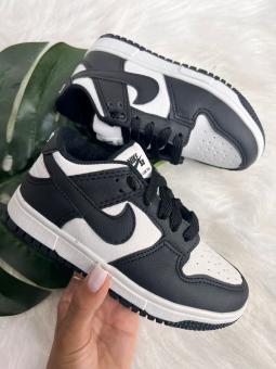 TENIS NIKE DUNK JUVENIL PRETO/BRANCO - Código 2474-1