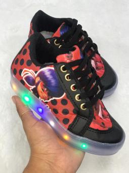 TENIS LED JUVENIL LADY BUG - Código 248-1