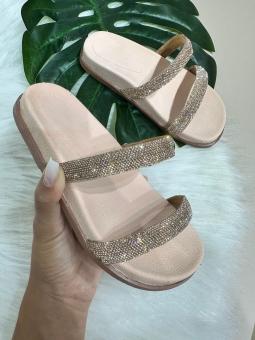 PAPETE CHINELO JUVENIL ROSE 2 TIRAS ROSE - Código 2531-1