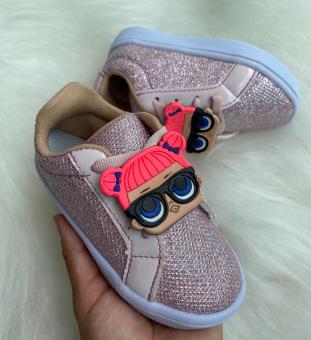 TENIS LOL BABY TROCA ENFEITE ROSE - Código 286-1