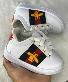 TENIS BABY GUCCI ABELHA BRANCO - Código 417-1