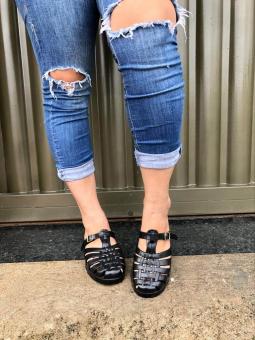 BABUCHE POSSESSION ADULTO PRETO - Código 465-1