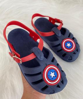 CROCK ABERTO CAPITAO AMERICA AZUL - Código 523-1