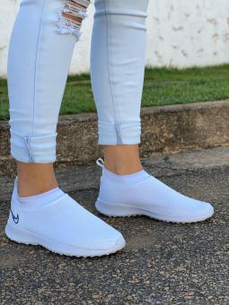 NIKE MEIA ADULTO  BRANCO - Código 78-1