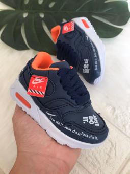 TENIS BABY NIKE JUS DO IT MARINHO - Código 789-1