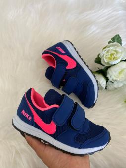 NIKE JUVENIL 2 VELCROS AZUL/PINK - Código 954-1