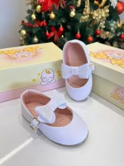 SAPATILHA BABY LACO ISABELA BRANCO - Código 2744-1