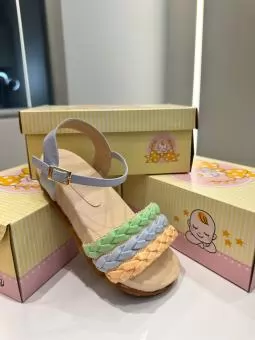 PAPETE JUVENIL TRANCA 3 CORES VERDE/AZUL/SALMAO - Código 2796-1